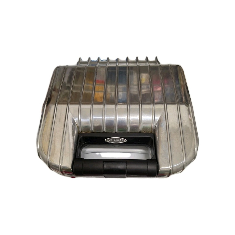 VillaWare Pizzelle Cookie Baker Maker Uno Series Model 2060‎ IOB Roller Nonstick